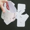 4 Stück 10x2,5/3,5/4,5/5 Zoll T-Shirt Lineal Guide Ausrichtungswerkzeug Platzierung Sublimation, Heißpress T