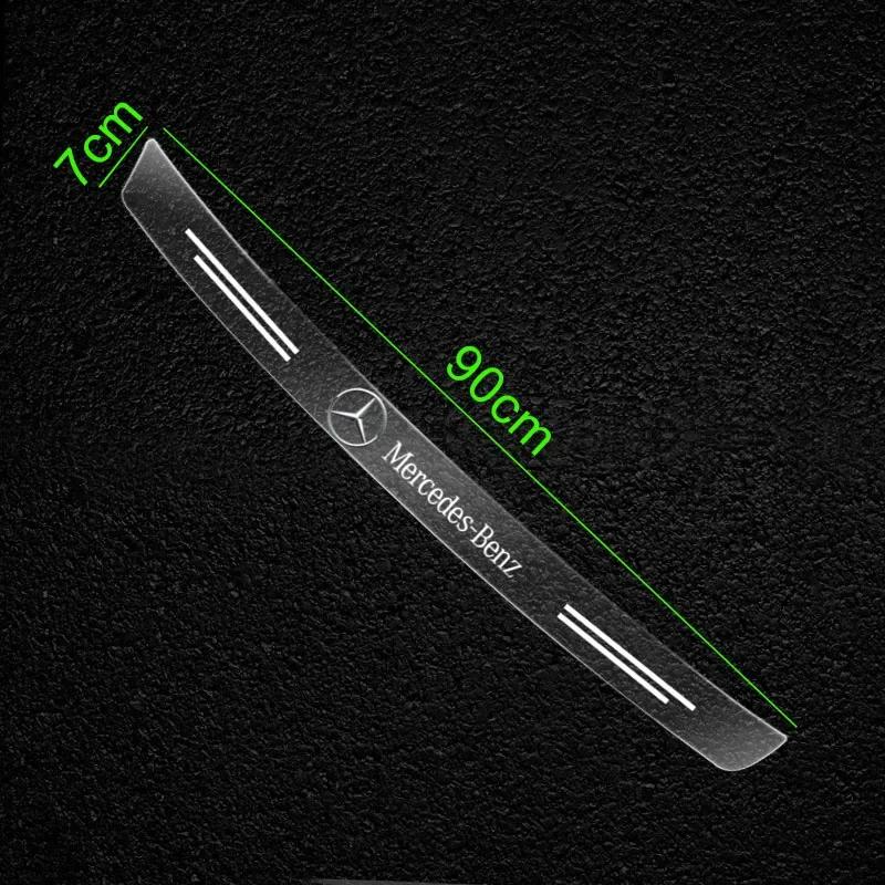 

Hot Car Sticker 1Pcs Transparent Car Trunk Badge Protective 3D Sticker For Mercedes Benz AMG C200L GLC B/C/E/S Class A Class C20