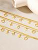316L Stainless Steel Necklace Matching Bracelet Anklet For Women 18k Gold Plated Two-layer Charm Necklaces Bracelets Ankle Chain