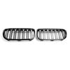 2PCS Gloss Black Front Kidney Grill Grille Fit BMW 2 Series F45 F46 2018-2021