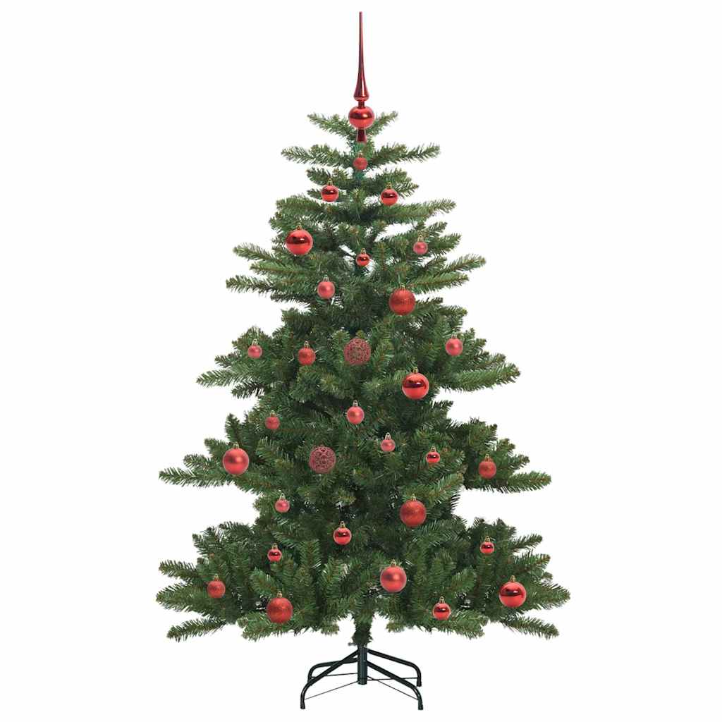 Artificial Foldable Christmas Tree Green 150 cm PVC and Steel