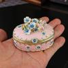 Sophisticated Floral Themed Jewelry Presentation Case For Organizing Rings And Small Items