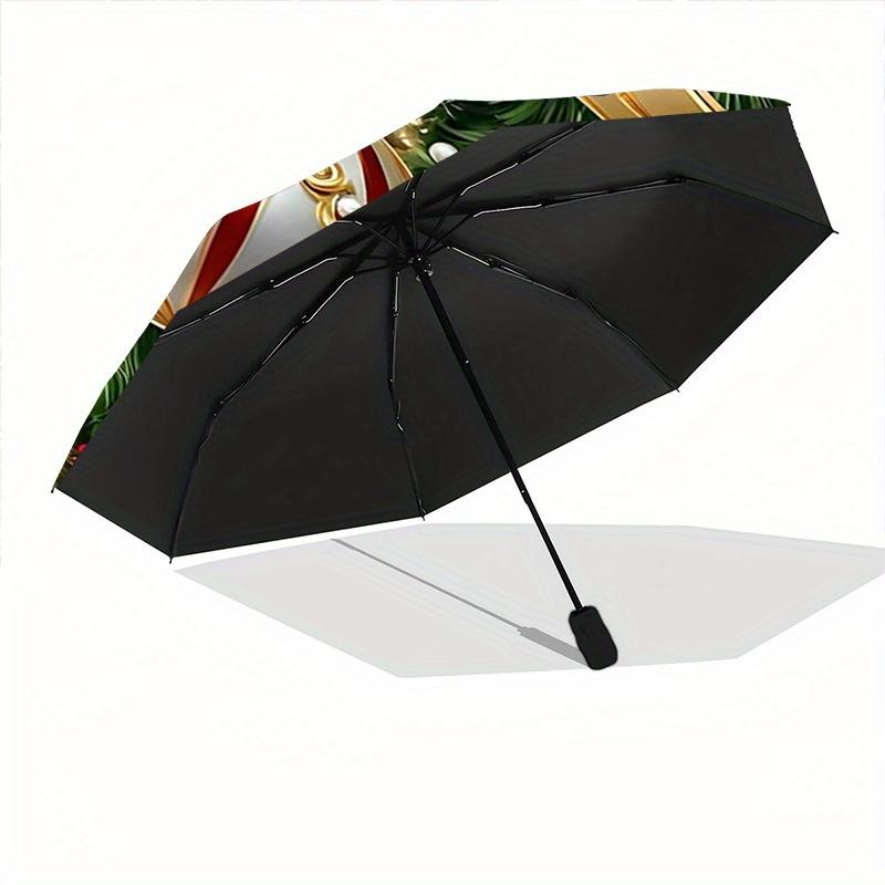 1pc Elegant Christmas Ornaments Automatic Opening and Closing Umbrella - Small Umbrella Suitable for Various Occasions Y034