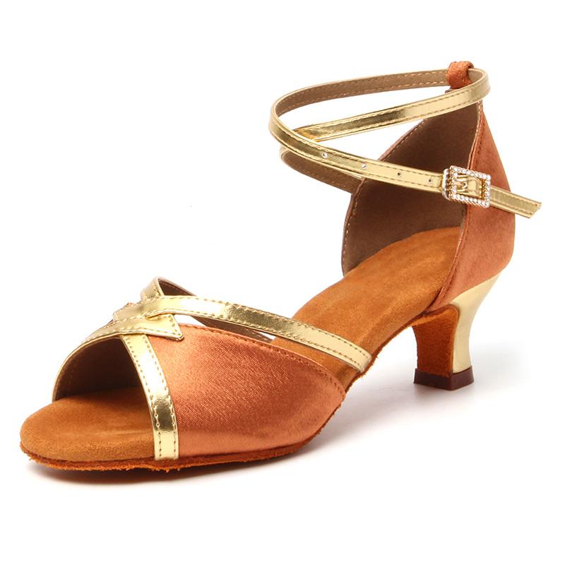 Latin Dance Shoes Women's High Heel Dance Shoes Tango Soft Bottom Dance Shoes Girls Salsa Ballroom Shoes