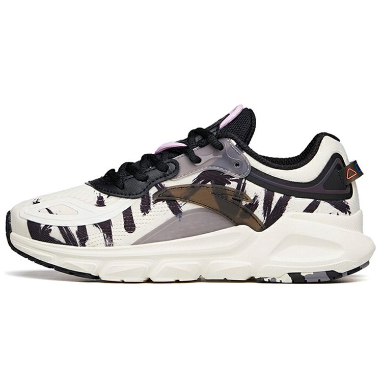 

ANTA Running Shoes Women s Low top Ivory White/Black/Sandstorm Gray 122135590-3 36.5