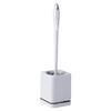 Long-Handled Wall-Mounted Toilet Brush with Draining Base