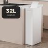 Double-Lid Large Capacity Trash Can for Kitchen, Public, Outdoor & Commercial Use