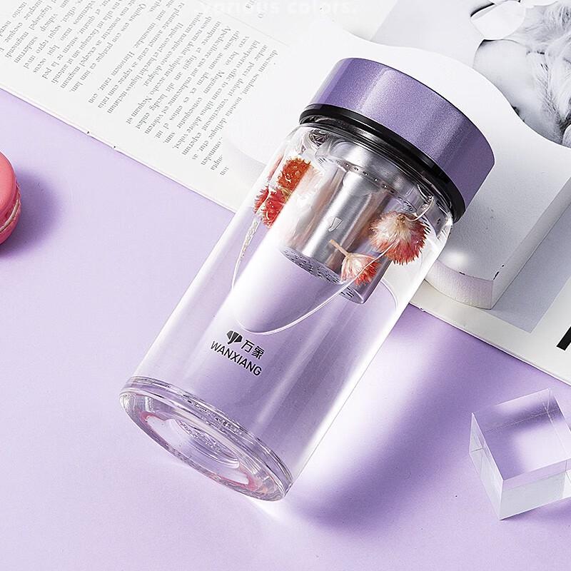 Vientiane Portable Glass Tea Mug with Filter