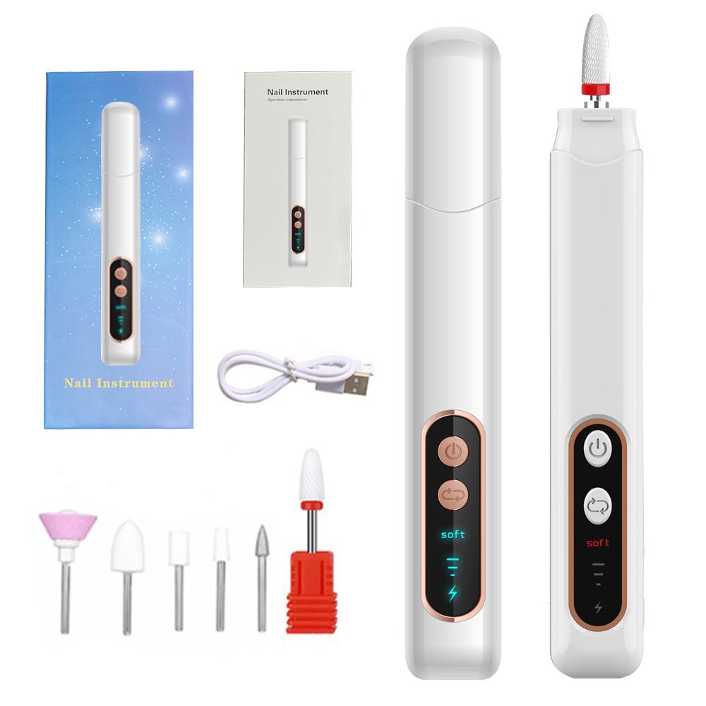 Electric Nail Grinder for Manicure & Pedicure – Portable Pen-Style Cuticle and Thick Nail Remover