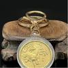 Year Of Chinese Zodiac Horse Lucky Pendant Keychain Copper Feng Shui Wealth Key Ring Women Men Bag Charm Jewelry Gift