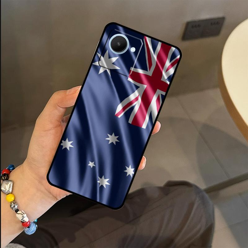 Australia Flag Case For Realme 15 14 11 12 13 Pro Plus GT7 Pro GT6 C55 C51 C53 C35 C33 C61 C65 C67 C71 C75