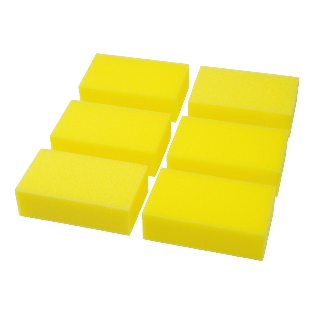 Car Picanet Car Wash Sponge, Set of 6, Developed for Car Wash, Just the
