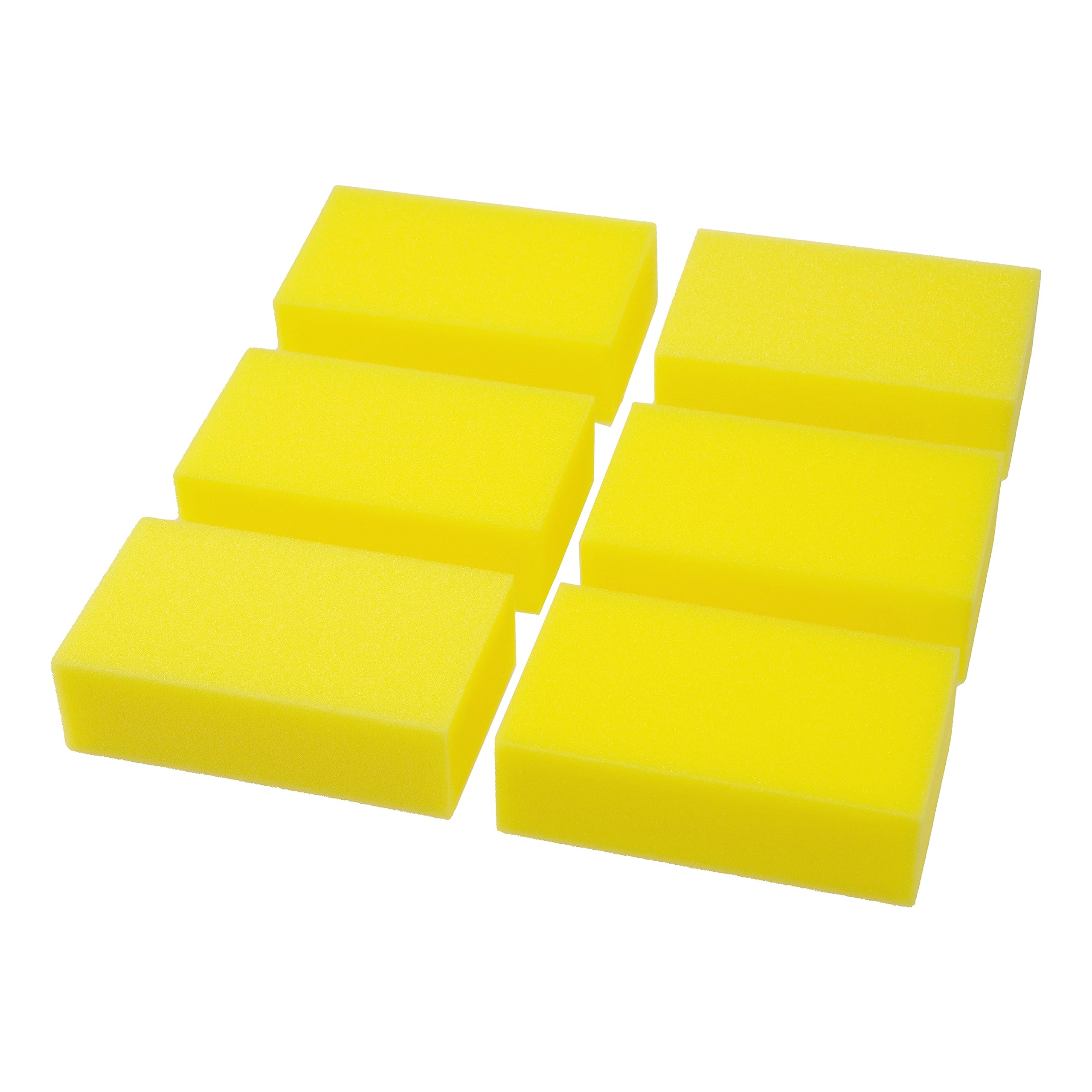 

Car Picanet Car Wash Sponge, Set of 6, Developed for Car Wash, Just the 17cm x 10cm x 5cm жёлтый