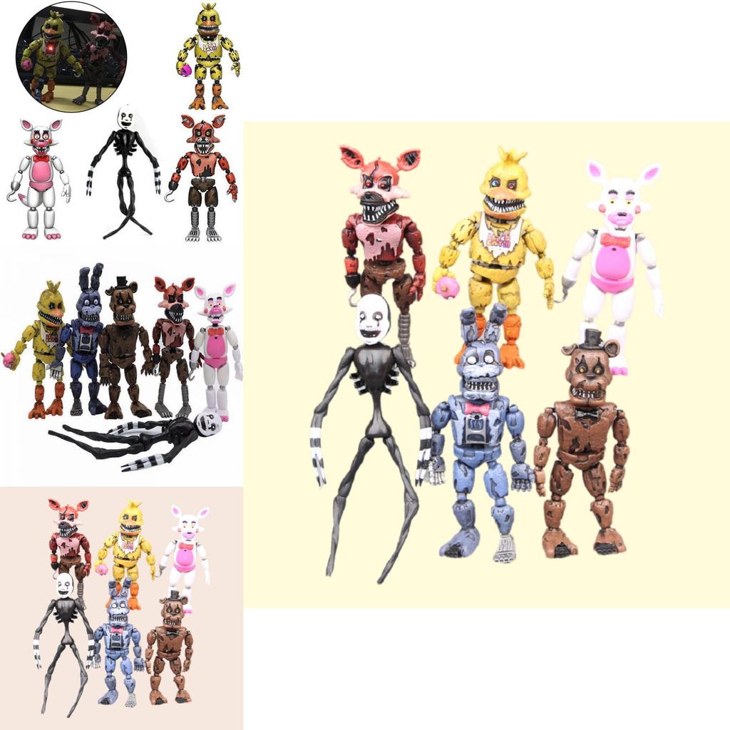 Cartoon Action Figures Handmade Cake Decor Toys 10cm Plastic Collectible Display Figurines