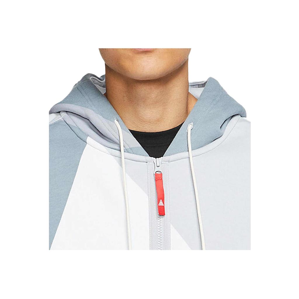 Nike Kyrie Irving Full-Zip Basketball Sport Hooded Fleece Jacket Men Jackets Grey BV9286-100