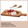 Sada prkénka na charcuterie Podnos na charcuterie Dřevěná čtvercová podložka na krájení S příbory a štítkem Děkuji Do kuchyně Bytu