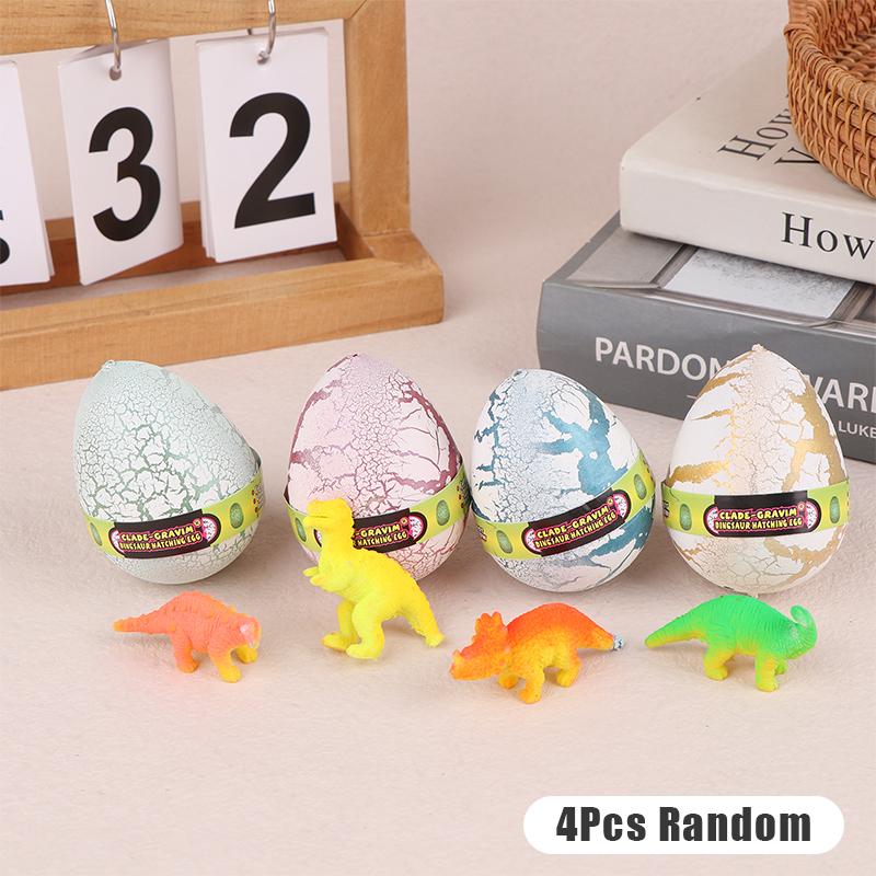 4Pcs Dinosaur Eggs In Water Big Size Water Growing Animal Eggs Dinosaur Grow Egg Novelty Educational Toys For Kids Gift