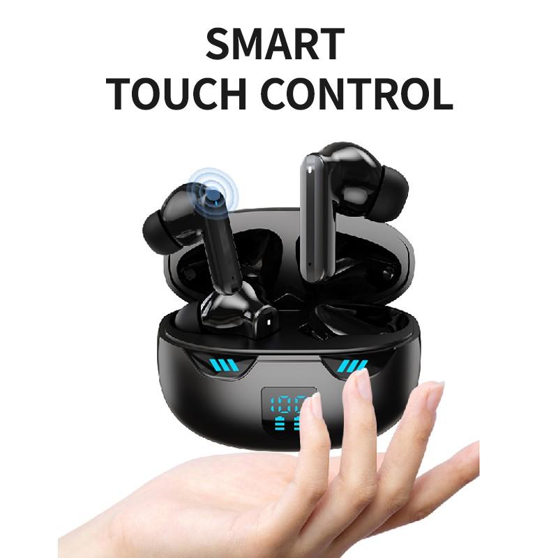 

TWS Bluetooth наушники стерео наушники вкладыши беспроводная Bluetooth гарнитура шумоподавление наушники для вождения без помощи рук чёрный