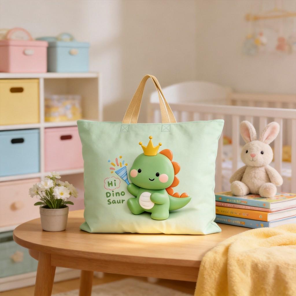 Toddler Bedroom Storage Bag For Clothes And Comforters With Handle Large Capacity