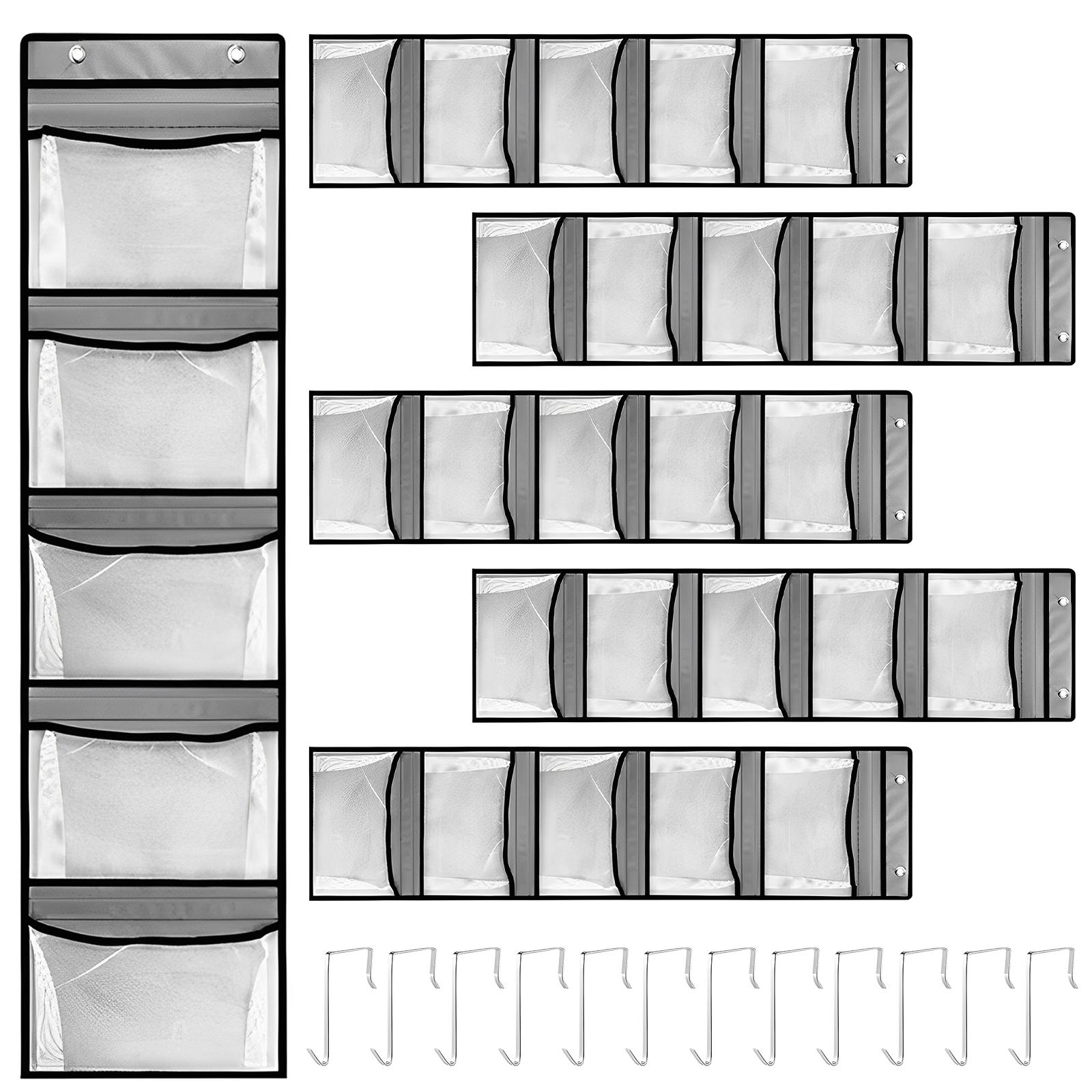 

Подвесной органайзер на дверь, Большие карманы, Подвесной органайзер для шкафа, Универсальные складные подвесные сумки для хранения, Легко установить