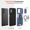 For Samsung A33 Shockproof Phone Case For Samsung Galaxy A33 With Car Magnetic Ring Holder Phone Cover Wireless Charging A33
