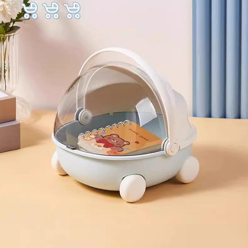 Doll Storage Box Decor Space Module Doll Sleep Cradle Cart Dolls Bed Furniture Accessories