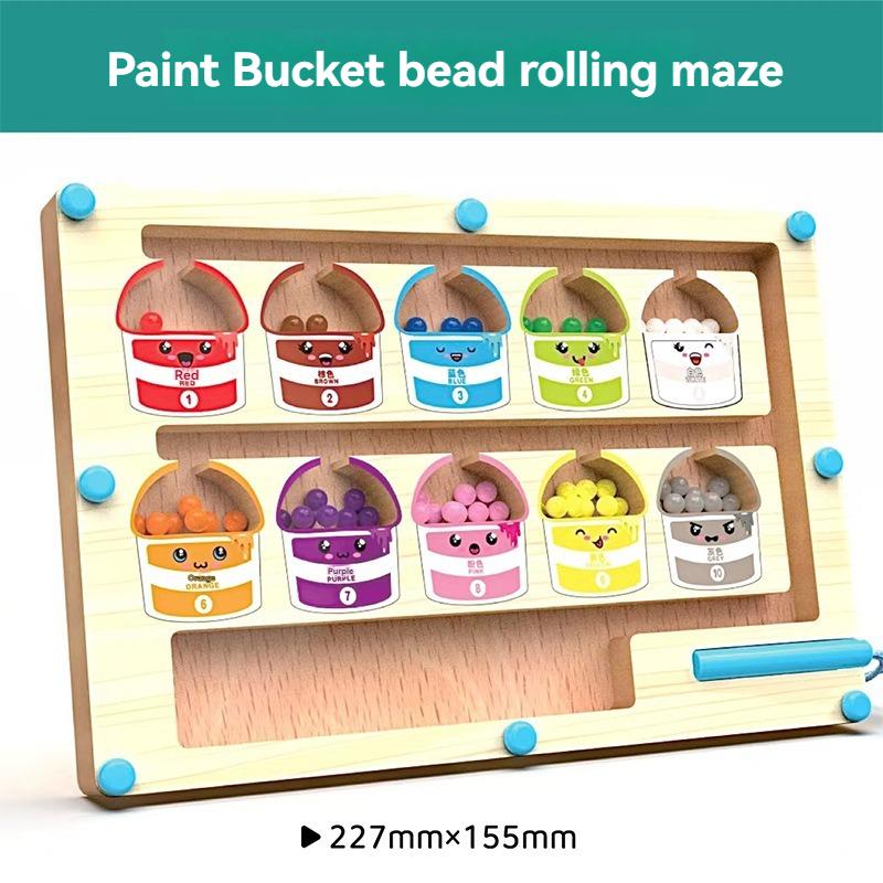 Magnetic Mini Maze Ball Walking Baby Magnetic Logic Thinking 3 To 6 Year Old Children'S Puzzle Concentration Training Toy