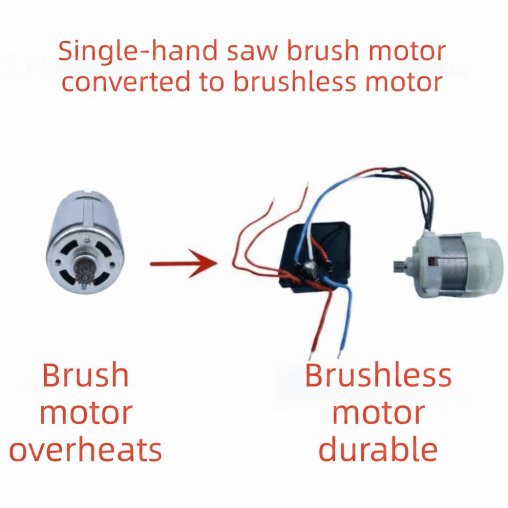 Brushless Design 21V 14 Toothbrushless Motor 550-Type Mini Saw Motor  DIY Upgrade