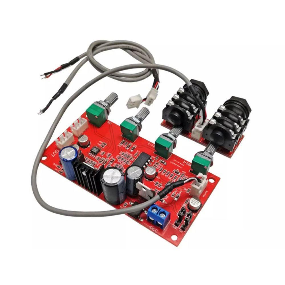 Pre-amplification Effect Reverb Board Fixed/Separate HIFI Audio Amplifier Board  Dynamic Microphone
