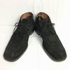 Versace Classic Chukka Boots Black Suede Finish Size 41.5 26.026.5 Vintage Men’s(USED)