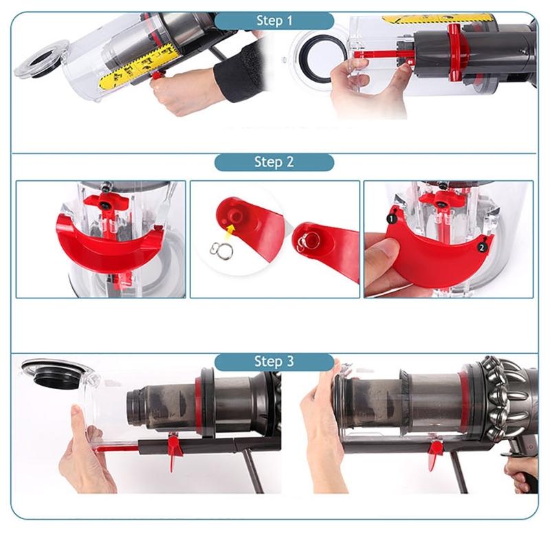 Dust Bin Switch Triggers Repair Knob Plastic Replacement Switch Button Vacuum Cleaner Accessories for V10/V11