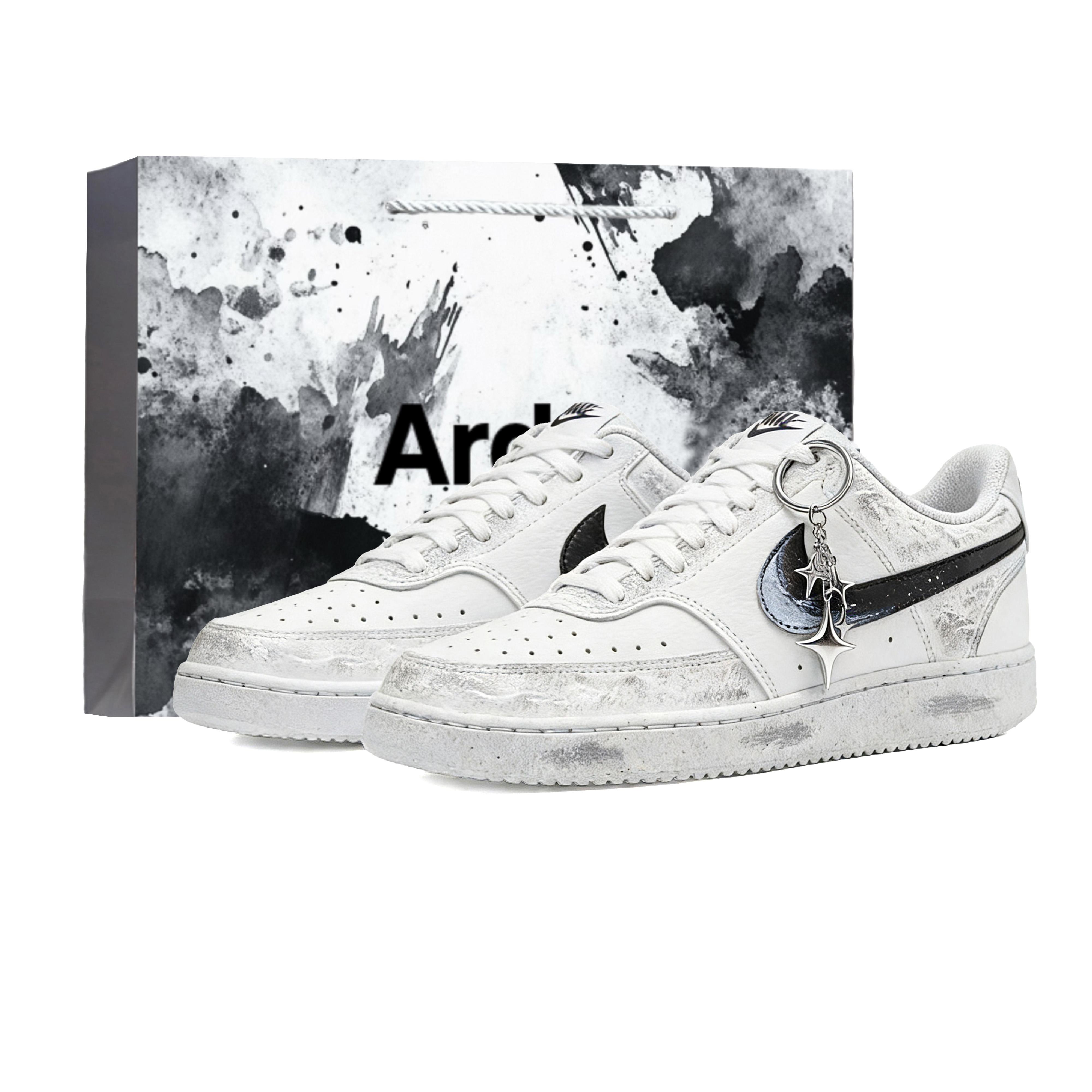 

Nike Court Vision 1 LOW Next Nature Low top Skateboard Shoes Men s White Gray DH2987-101(Team448-BOX) 40.5
