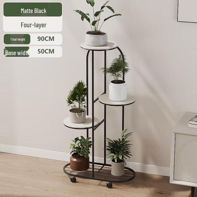 Miling 4-Tier Metal Plant Stand