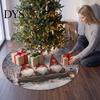 Seasonal Home Decoration 35.4" Christmas Tree Skirt, Round Mat with Vibrant Holiday Prints for Party Decor Decorations and Decor, Durable Xmas