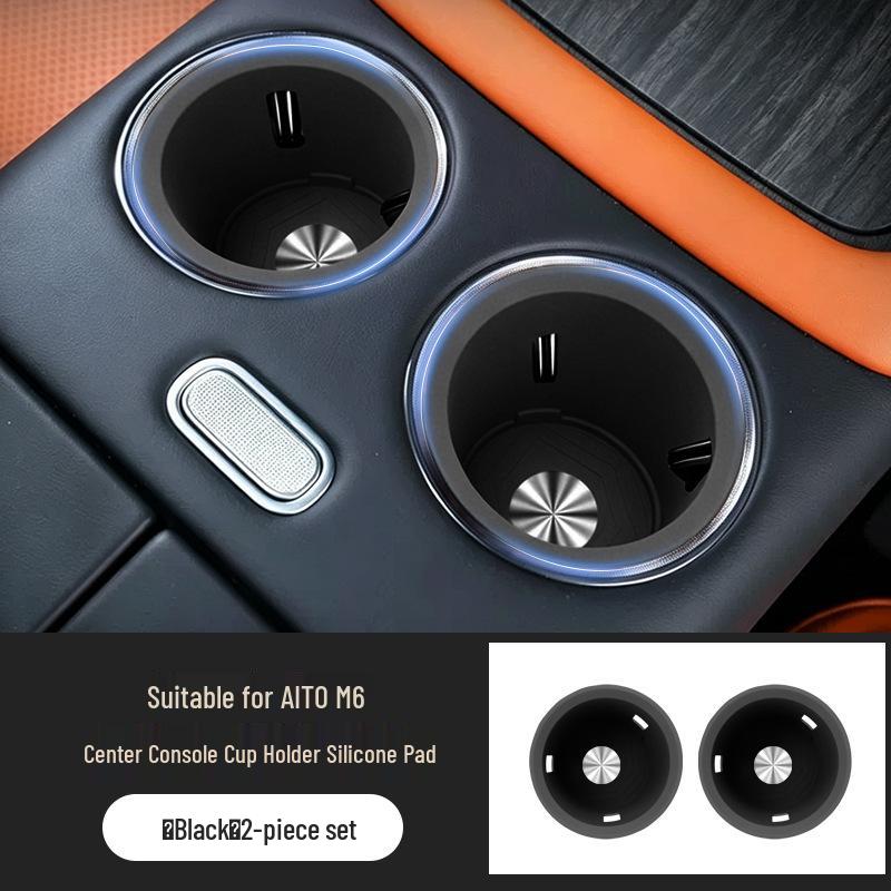 Silicone Anti-slip Pad for AITO M6 Cup Holder and Interior Coaster