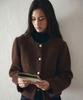 VANONE ATELIER O3757 Alpaca Tweed Jacket_Brown