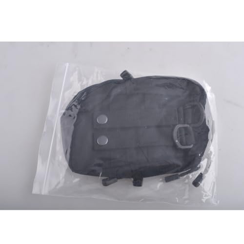 TRIWONDER MOLLE Military Pouch, Smartphone Pouch, Waist Pouch, Airsoft Pouch, Belt Loop Bag, Tactical Military Pouch (Black)