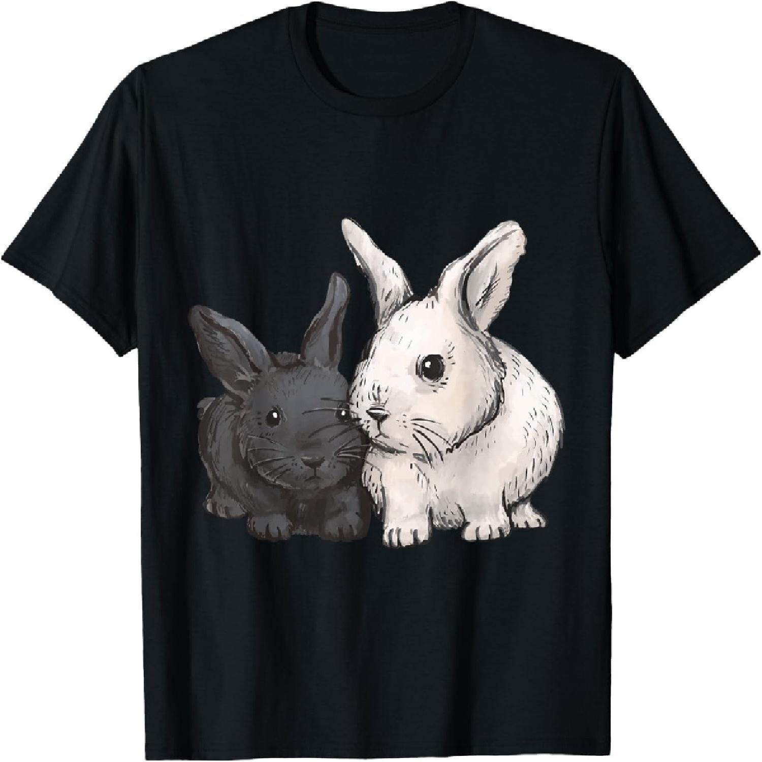 Rabbit animal motif animal print rabbit T-Shirt XXXXXL разноцветный
