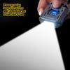 New Creative Metal Hollow Double Arc Lighter Convenient Power Display Lighting for Men Gift Cigarette Accessories