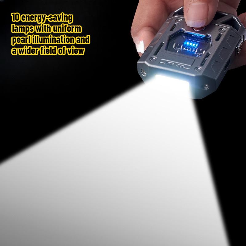 New Creative Metal Hollow Double Arc Lighter Convenient Power Display Lighting for Men Gift Cigarette Accessories