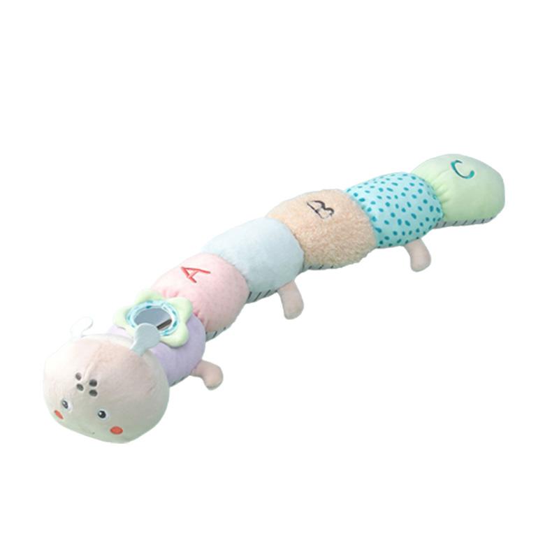 

Младенец Гусеница Сопровождающая Плюшевая Игрушка Пазл Успокаивает Подушка Алфавитный Узор