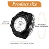 Ladies Ring Watch Fashionable Octagonal Stainless Steel Ring Clock Analog Simple Quartz Fashion Accessory - Birthday Christmas Valentine's Day Gift