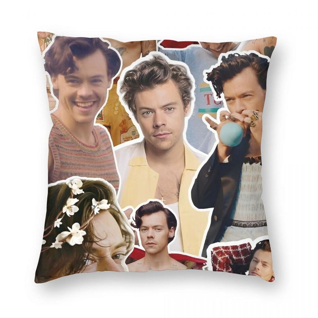 Federa Stampa Harrys Styles Poliestere Copricuscino Decorativo Copertura Cuscino Casa Dropshipping 40*40cm