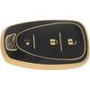 3 Button TPU Key Fob Shell Cover for 2016- Chevy Spark Traverse Equinox Trailblazer Trax