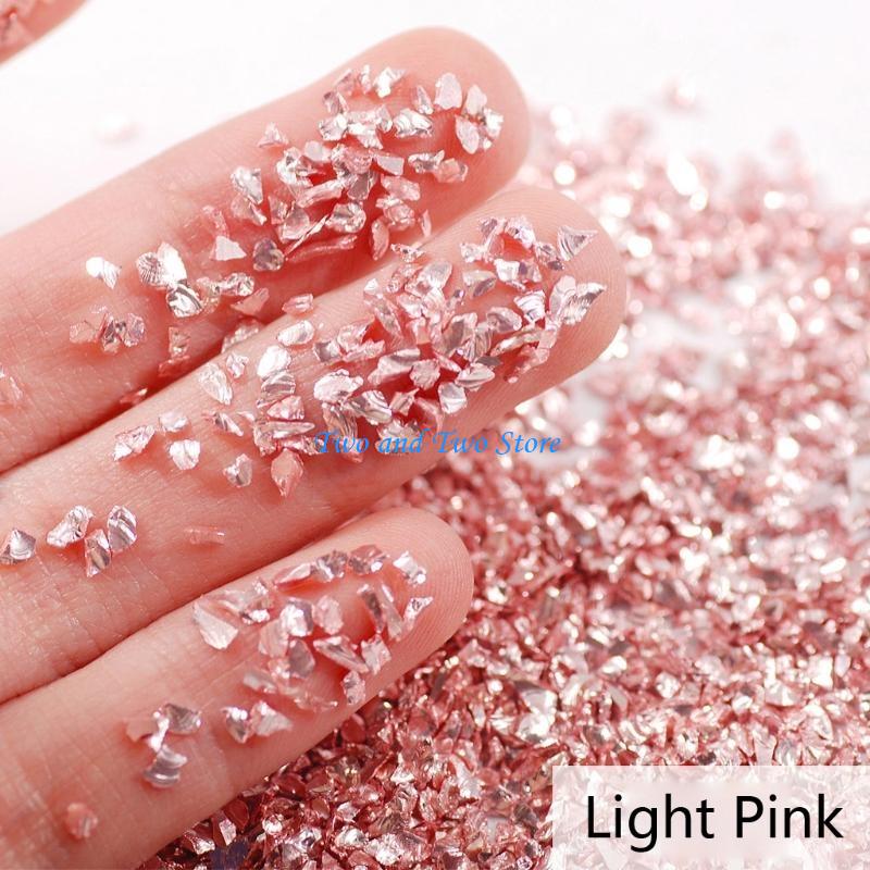 HX6F 50g Decorative Crystals Broken Stones Bulk UV Resin Fillers DIY Mold Art Crafts