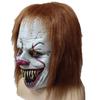 Halloween Horror Clown Pennywise New European and American Style Latex Mask with a Soul-reviving Clown Design