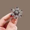 Snowflake Brooch Full Diamond Multifunctional Jewelry for Suits Coats Bags Exquisite Sparkling Design Durable Alloy Material Secure Pin Lapel Pin Gift