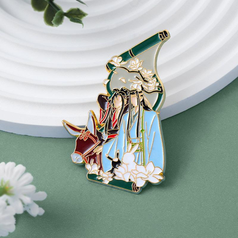 Metallmärke Dekorativ Brosch