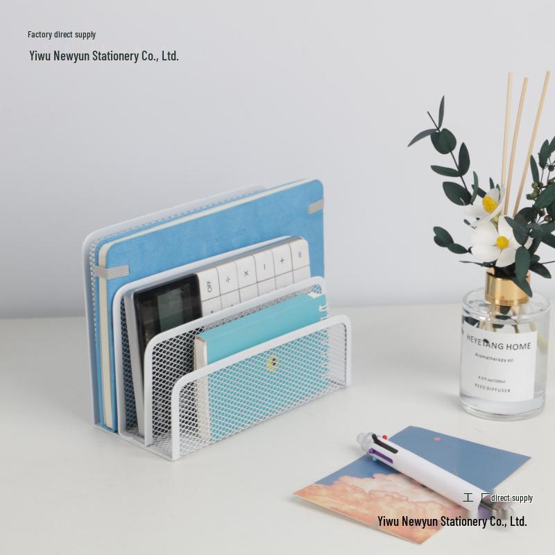 Metal Letter Tray and File Organizer Bookend