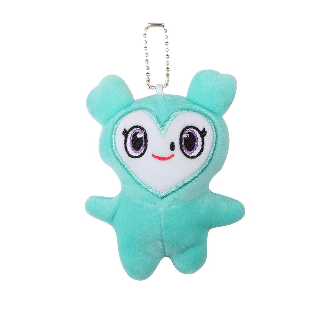 

Милый кулон Lovelys, красочная кукла-дух для TWICE, корейская суперзвезда, плюшевая игрушка, брелок-подвеска зелёный/синий